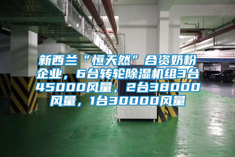 新西蘭“恒天然”合資奶粉企業(yè)，6臺轉(zhuǎn)輪除濕機組3臺45000風(fēng)量，2臺38000風(fēng)量，1臺30000風(fēng)量