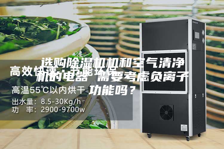 選購除濕機(jī)機(jī)和空氣清凈機(jī)的電器 需要考慮負(fù)離子功能嗎？