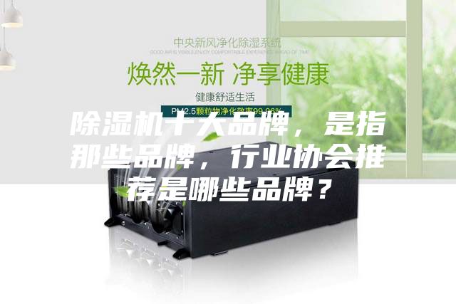 除濕機十大品牌,是指那些品牌,行業協會推薦是哪些品牌?