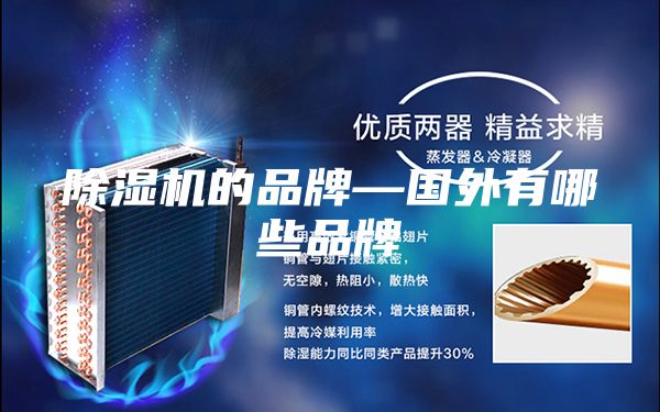除濕機的品牌—國外有哪些品牌